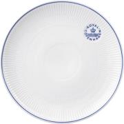 Royal Copenhagen Blueline Coupe Tallerken 27 cm Hvid Str 27 cm - Midda...