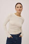 Magasin Cilla 1 RWS Merino Wool Kvinde Cream Sweaters Str L Merino