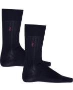 Polo Ralph Lauren Ribbed Trouser Socks 2pack 43/46 - Ankelømper Bomuld...