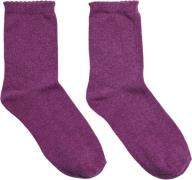 Pieces Pcsebby Glitter Long 1 Pack Socks N Ankelstrømper - hos Magasin