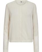 Magasin Mabel 3 100% Cashmere Kvinde Off White Cardigans Str L Cashmer...