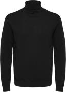 Selected Homme Slhberg Roll Neck B Noos Mand Sort Turtlenecks Str L - ...