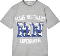 Mads Nørgaard - Copenhagen Printed Tee Theo Tee Str 8 år - Grå Kortærm...