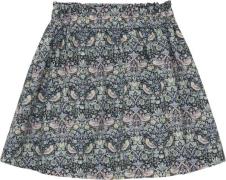 Huttelihut Skirt in Liberty Fabric Str 128 - Dark Navy Nederdele hos M...