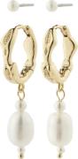 Pilgrim Constance Earrings 2in-1 set Gold-plated one size - Ørestikker...