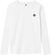 Wood Wood Mel Longsleeve Gots Mand White Langærmede T-shirts Str L - h...