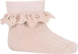 mpKids Lea Socks Lace Str 25/28 - Lyserød Strømper hos Magasin