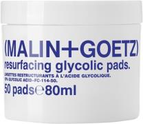 Malin+Goetz 10% Glycolic Acid Pads 50 Pads. 50 stk. - Scrub hos Magasi...