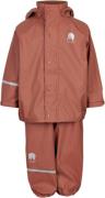 CeLaVi Basic Rainwear set Solid PU Str 140 Unisex - Redwood Regntøj ho...