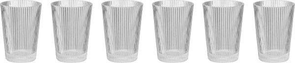 Stelton Pilastro Drikkeglas 0,24 l, 6 Stk Clear Clear - Vandglas hos M...