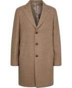 Sand British Wool Retro Coat Mand Sand Frakker Str 48 - hos Magasin