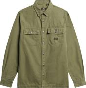 Superdry Canvas Workwear Overshirt Mand Chive Green Overshirts Str XXL...