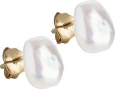 ENAMEL Copenhagen Studs, Baroque Pearl 10 mm - Ørestikker hos Magasin