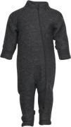 Mikk-Line Wool Baby Suit Str 92 - Anthracite Melang Køredragter Uld ho...