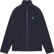 Wood Wood Jay Patch zip Fleece Mand Eternal Blue Fleece Str L - hos Ma...