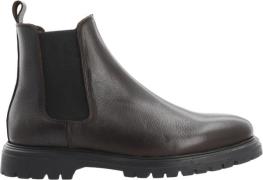 Bianco Biagil Chelsea Boot Tumbled Leather Kvinde Dark Brown Chelsea B...