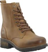 Cashott Caskarla Lace Boot WR Warm Lining Oil Nubuck Kvinde Bison Snør...