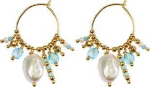 Hultquist Ocean Earrings Length: 3.5 cm - Creoler hos Magasin