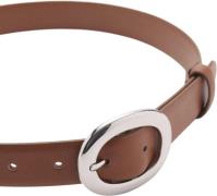 MANGO Rounded Buckle Belt L - Bælter Læder hos Magasin