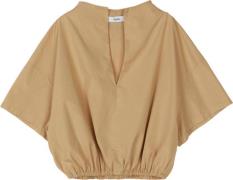 Stylein Jilly Shirt Kvinde Beige Kortærmede Skjorter Str XS - hos Maga...