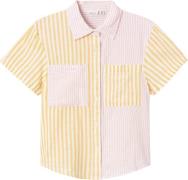 Name It Nkfhistripe SS Shirt Str 116 - Chamois Skjorter hos Magasin