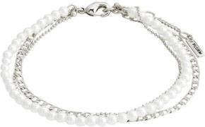 Pilgrim Baker Bracelet 3in-1 set Silver-plated One size - Perlearmbånd...