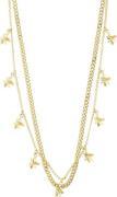 Pilgrim Riko Recycled Necklaces, 2in-1 set, Gold-plated one size - Hal...