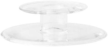 Audo Copenhagen Abacus, Candle Holder, H2,5 Transparent Str Ø: 10 cm, ...