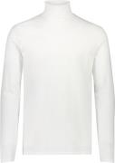 Lindbergh Roll Neck tee L/S Mand Hvid Langærmede T-shirts Slim Fit Str...