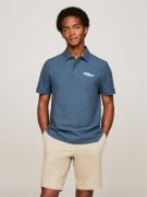 Tommy Hilfiger Hilfiger Chainstitch REG Polo Mand Aegean Sea Kortærmed...