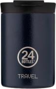 24Bottles Travel Tumbler 350 ml Deep Blue Blœ Str 8 x 12,5 cm - To-go-...