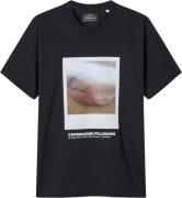 Mads Nørgaard - Copenhagen Cotton Jersey Frode Poloroide Tee Mand Sort...