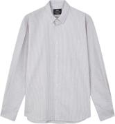 Mads Nørgaard - Copenhagen Cotton Oxford Sune Stripe Shirt BD Mand Hvi...