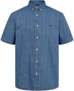 Levi's SS Authentic Button Down ELI M Mand Blå Kortærmede Skjorter Rel...