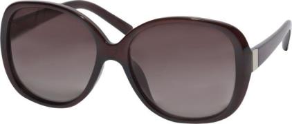 Pilgrim Parker Oversized Retro Sunglasses Brown one size - Solbriller ...