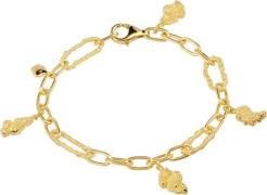 Camille Brinch Jewellery Charm Crush Bracelet 19 cm - Kædearmbånd Med ...