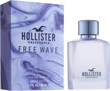 Hollister Free Wave For Him Eau De Toilette 50 ml. Herreduft 50 ml - E...