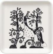 Iittala Taika Tallerken Firkantet 12x12cm Sort Sort Str 12x12 cm - Kag...