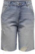 ONLY Onlmelanie HW Carpenter DNM Shorts Kvinde Light Blue Denim Denim ...