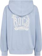 Grunt Grbarke Hood Sweat Str S/10Y - Blue Strik hos Magasin