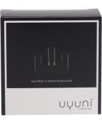 Uyuni Matrix Candle Holder 3'arm Mini Taper - Matte Black - 7,5 Mat So...