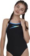 Speedo Placement Thinap Muscleback Swimsuit 128 - Badetøj Elastan hos ...