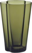 Iittala Aalto Vase 220mm Mosgrøn Grøn Str 220MM - Vaser hos Magasin