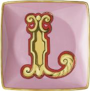 Versace Bowl 12cm sq. Flat, Holiday Alphabet L, Versace Flerfarvet Str...