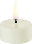 Uyuni LED Tealight 400~ Battery Incl. , Ivory wax, Smooth, 4x2,1 cm Cr...