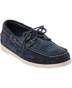 Sebago Portland Flesh Out Mand 908 - Blue Navy Sejlersko Str 11,5 (46)...