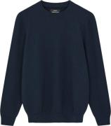 Mads Nørgaard - Copenhagen Tight Cotton Emil Knit Mand Blå Sweaters St...