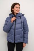 Kaffe Kasusanne Jacket Kvinde Blue Indigo Vinterjakker Str 40 - hos Ma...