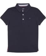 Tommy Hilfiger Polo Str 5 år / 110 cm - Blå Poloer Bomuld hos Magasin