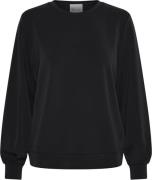 My Essential Wardrobe 23 THE Sweat Blouse Kvinde Black Sweatshirts Cas...